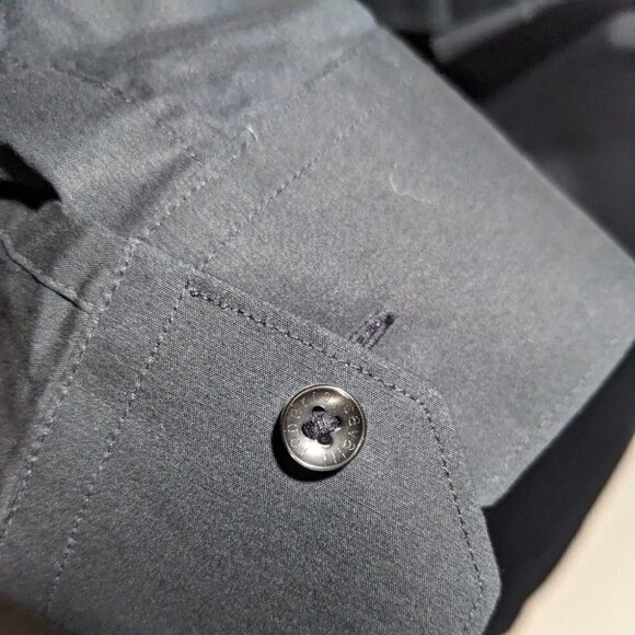 Roberto Cavalli | Camicia Comfort Fit Monogram Shirt in Black - Picture 12 of 13